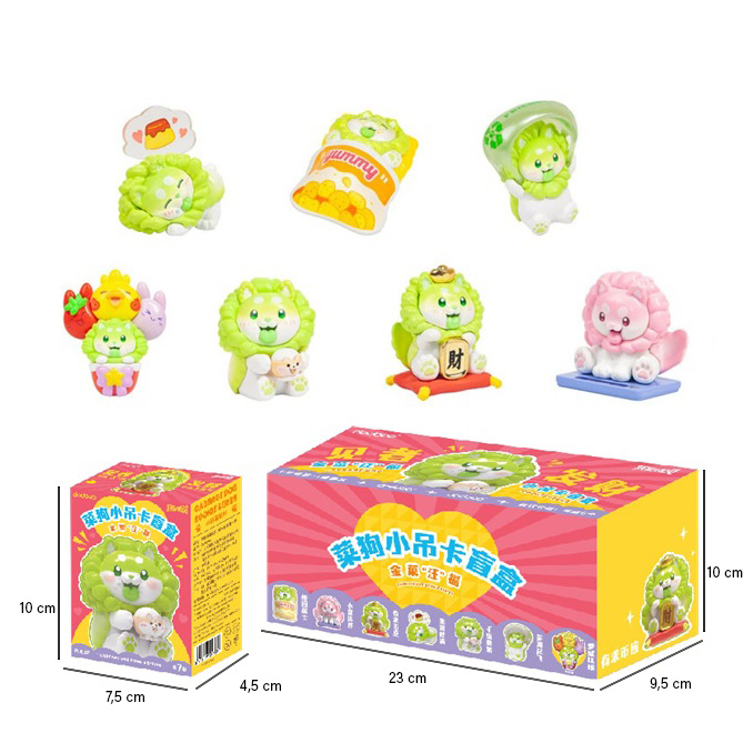 CABBAGE DOG Rookie Series 4cm Personaggini In blind box (xcm) In espo da 6pz 7ass…x6…x96